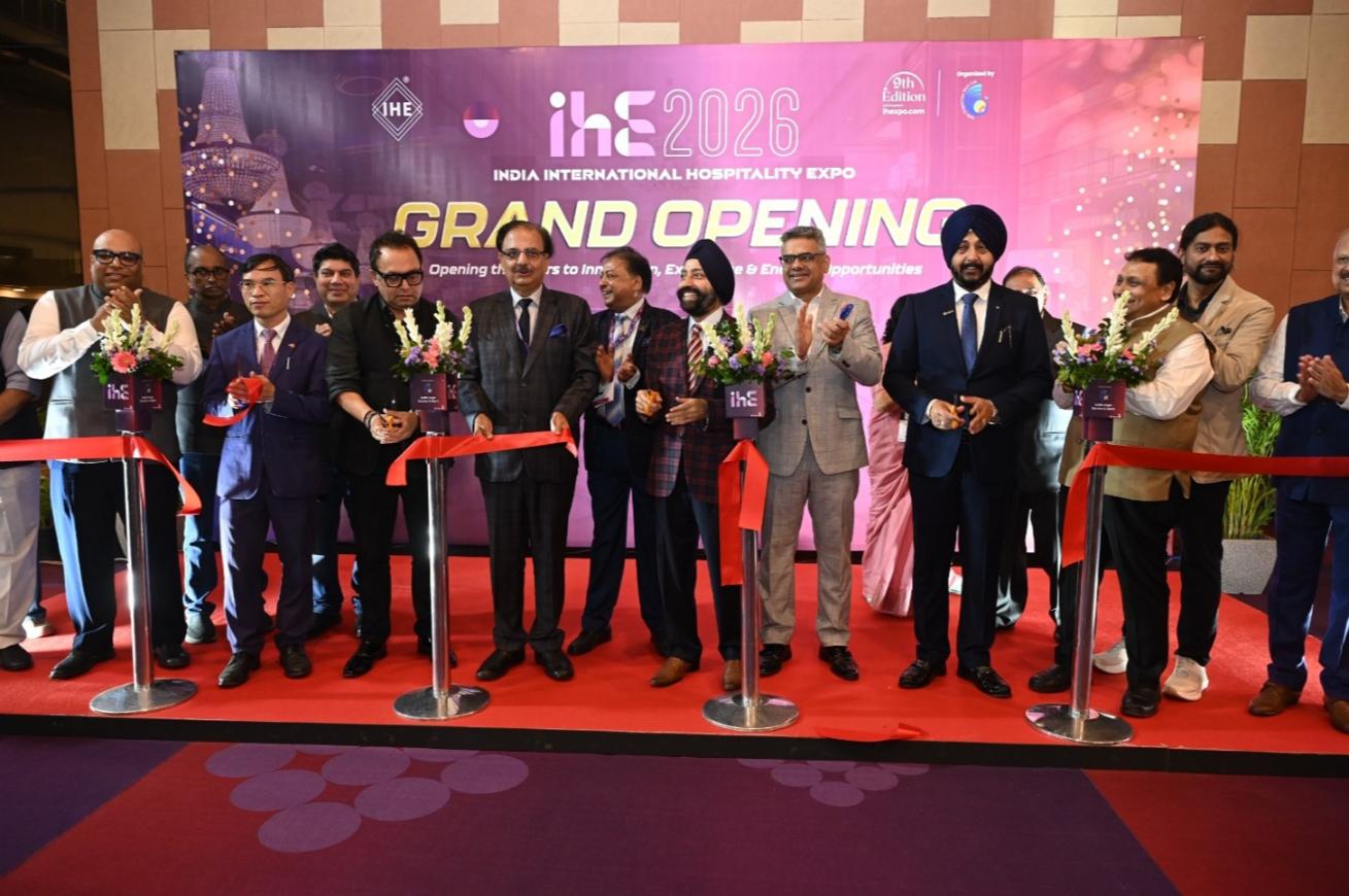 Industry leaders at the formal ribbon-cutting opening of IHE 2026